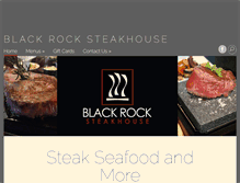 Tablet Screenshot of blackrocksteakhouse.com